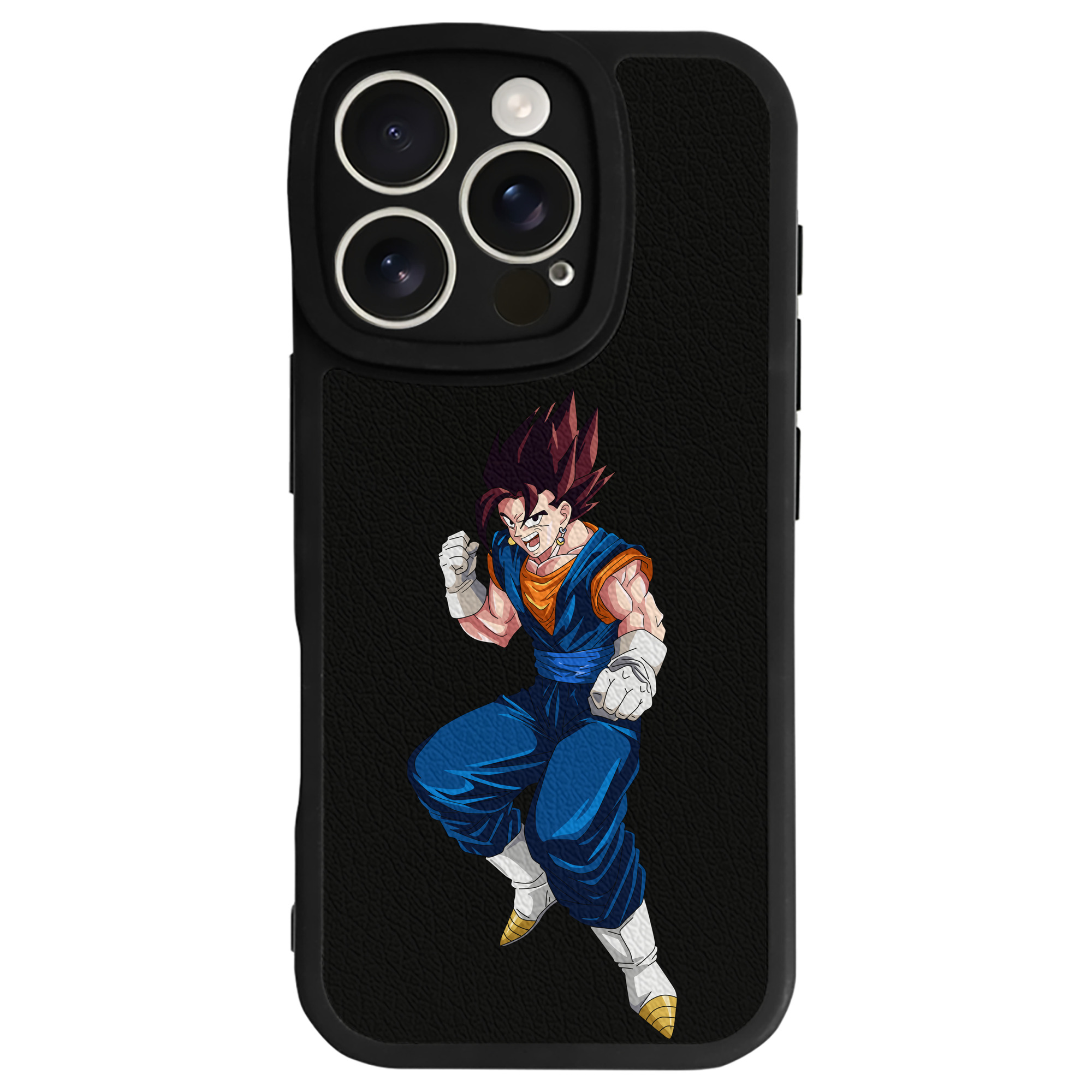 （画像用） ドラゴンボール 孫 悟飯（そんごはん）DRAGON BALL Son Gohan 【iPhone 16シリーズ対応】シリコンスマホケース（レザー調） 材質：シリコン